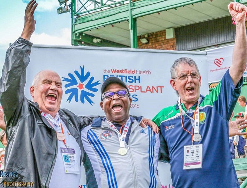 Westfield Health British Transplant Games Medal Winners